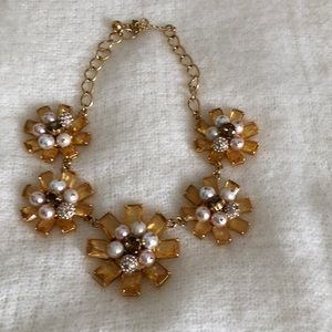 Large Kate Spade statement necklace. “First Blush”